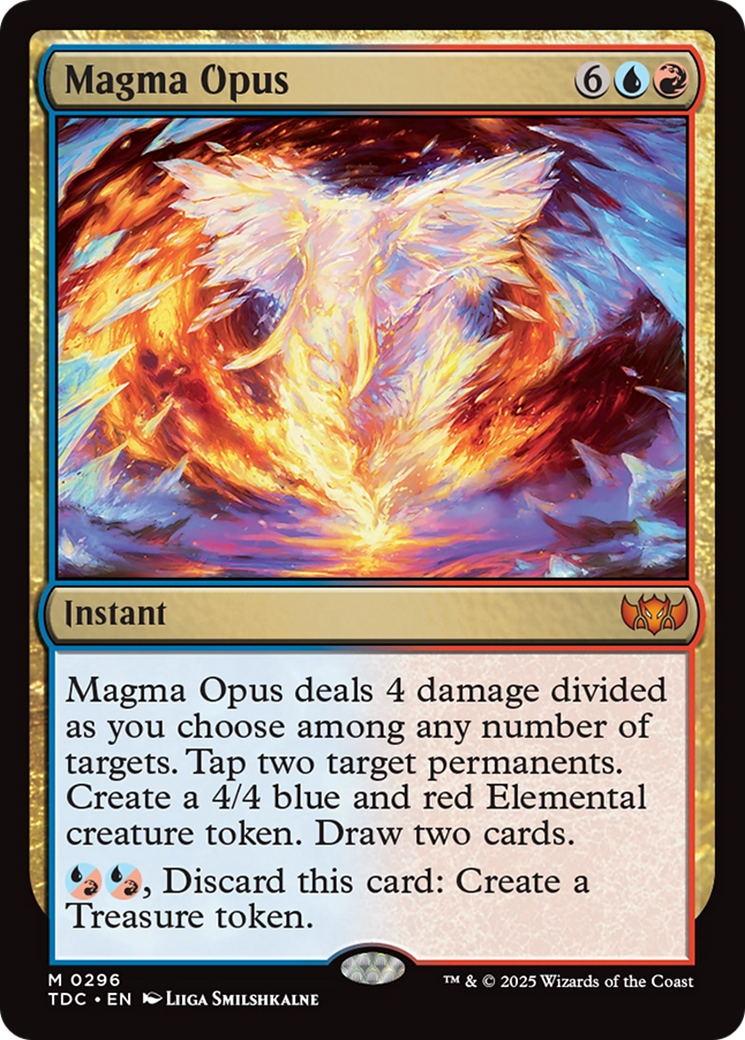 Magma Opus (TDC-296) [Commander: Tarkir: Dragonstorm] MTG Single Wizards of the Coast