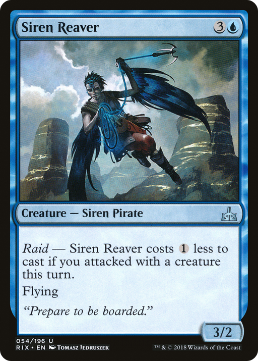 Siren Reaver (RIX-054) [Rivals of Ixalan] MTG Single Wizards of the Coast