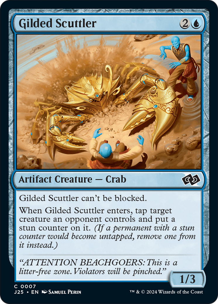 Gilded Scuttler (J25-007) [Foundations Jumpstart] MTG Single Wizards of the Coast