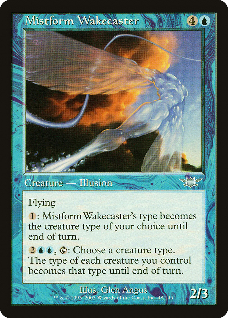 Mistform Wakecaster (LGN-048) [Legions] MTG Single Wizards of the Coast