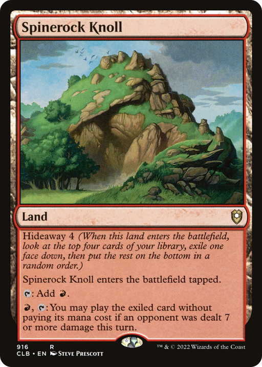 Spinerock Knoll (CLB-916) [Commander Legends: Battle for Baldur's Gate] MTG Single Wizards of the Coast