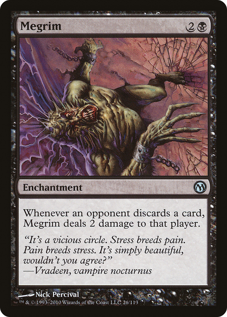 Megrim (DPA-026) [Misc] Duels of the Planeswalkers MTG Single Wizards of the Coast