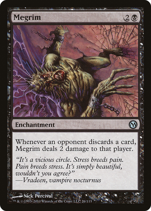 Megrim (DPA-026) [Misc] Duels of the Planeswalkers MTG Single Wizards of the Coast