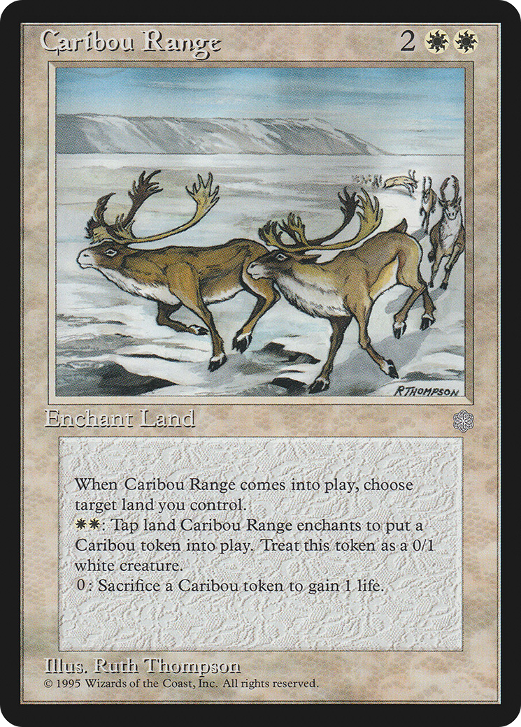 Caribou Range (ICE-) [Ice Age] MTG Single Wizards of the Coast