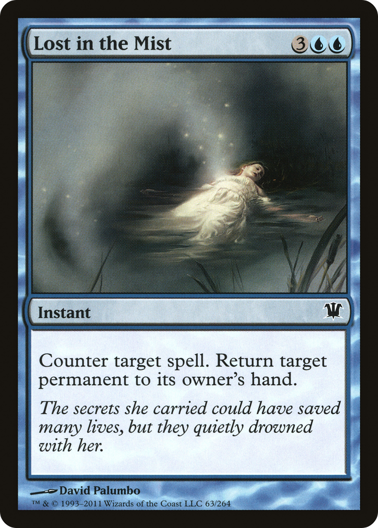 Lost in the Mist (ISD-063) [Innistrad] Foil MTG Single Wizards of the Coast