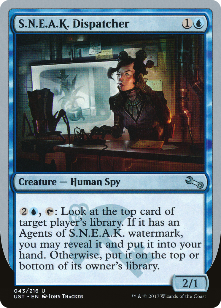S.N.E.A.K. Dispatcher (UST-043) [Unstable] Foil MTG Single Wizards of the Coast