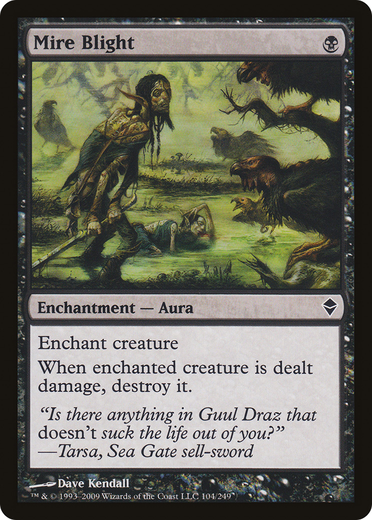 Mire Blight (ZEN-104) [Zendikar] MTG Single Wizards of the Coast