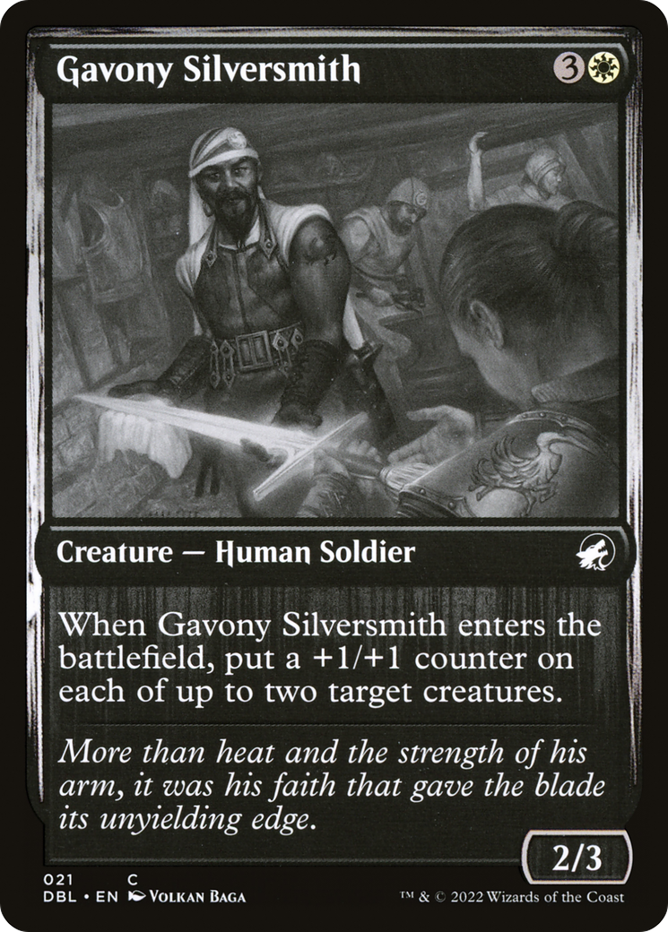 Gavony Silversmith (DBL-021) [Innistrad: Double Feature] Foil MTG Single Wizards of the Coast