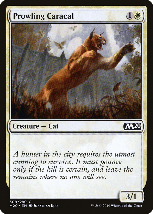 Prowling Caracal (M20-309) [Core Set 2020] MTG Single Wizards of the Coast