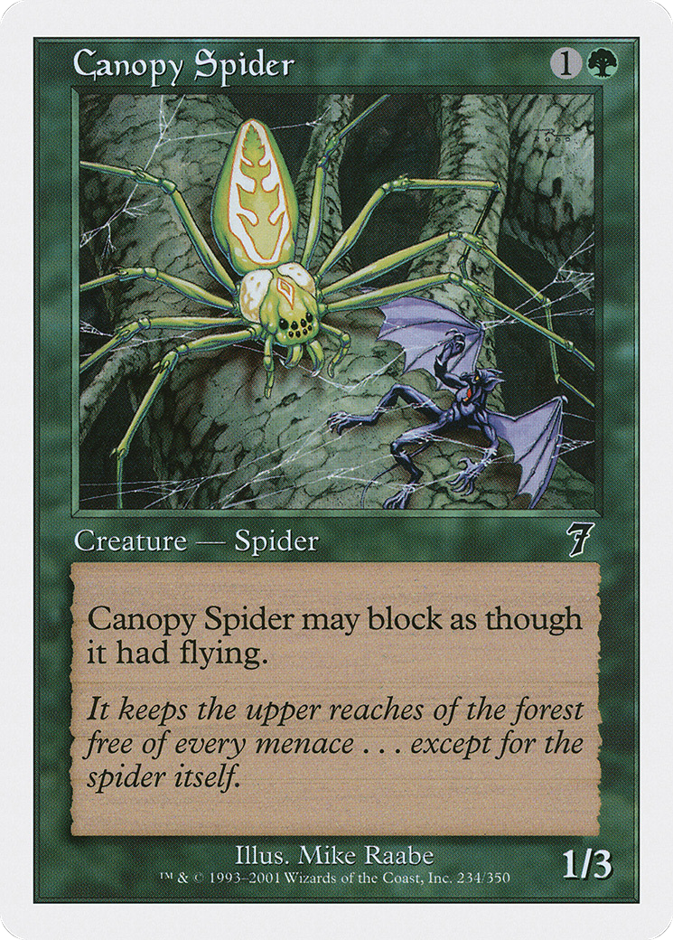 Canopy Spider (7ED-234) [7th Edition] MTG Single Wizards of the Coast