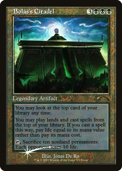Bolas's Citadel (WPN-003) [Misc] Love Your LGS 2021 Foil MTG Single Wizards of the Coast
