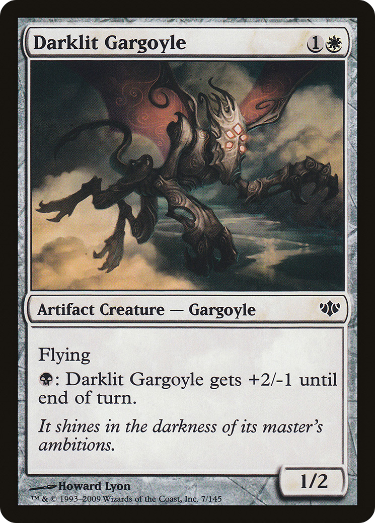 Darklit Gargoyle (CON-007) [Conflux] MTG Single Wizards of the Coast