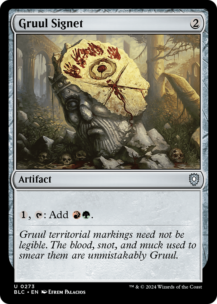 Gruul Signet (BLC-273) [Bloomburrow Commander] MTG Single Wizards of the Coast