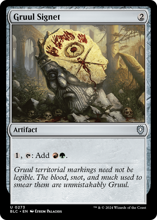 Gruul Signet (BLC-273) [Bloomburrow Commander] MTG Single Wizards of the Coast