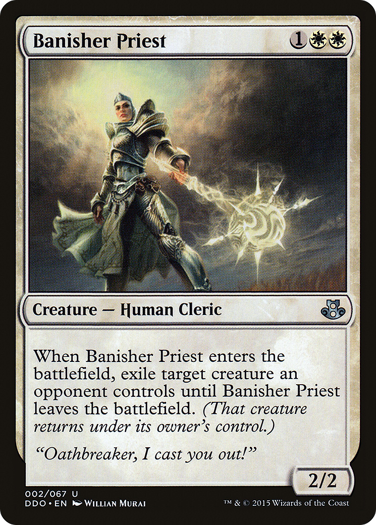 Banisher Priest (DDO-002) [Duel Decks: Elspeth vs. Kiora] MTG Single Wizards of the Coast