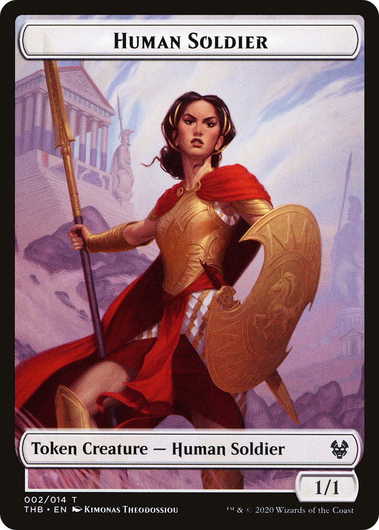 Human Soldier (THB-002) [Tokens] Theros Beyond Death Tokens MTG Single Wizards of the Coast