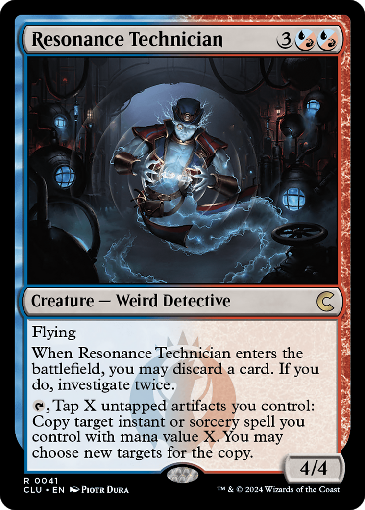 Resonance Technician (CLU-041) [Ravnica: Clue Edition] MTG Single Wizards of the Coast