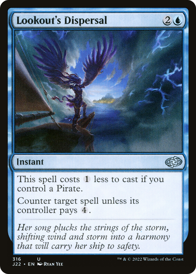 Lookout's Dispersal (J22-316) [Jumpstart 2022] MTG Single Wizards of the Coast
