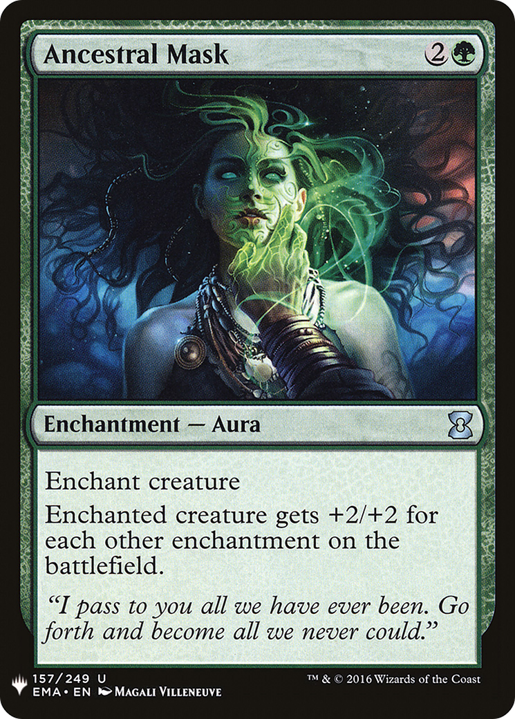 Ancestral Mask (LIST-157) [Mystery Booster] The List MTG Single Wizards of the Coast