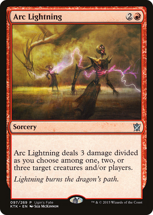 Arc Lightning (FRF_UGIN-097) [Ugin's Fate] MTG Single Wizards of the Coast