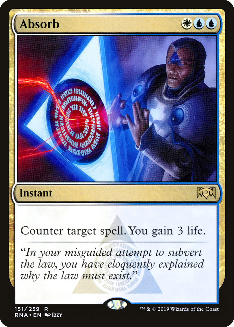 Absorb (RNA-151) [Ravnica Allegiance] MTG Single Wizards of the Coast