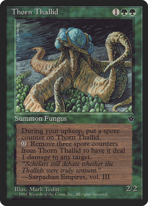 Thorn Thallid (FEM-80D) [Fallen Empires] MTG Single Wizards of the Coast