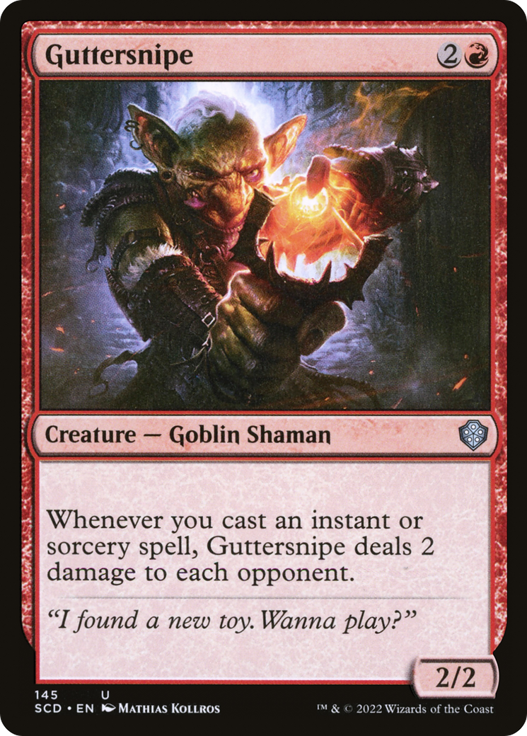Guttersnipe (SCD-145) [Starter Commander Decks] MTG Single Wizards of the Coast