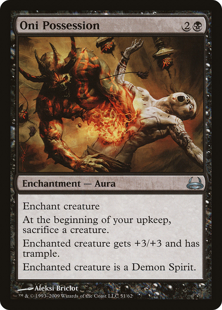 Oni Possession (DDC-051) [Misc] Duel Decks: Divine vs. Demonic MTG Single Wizards of the Coast