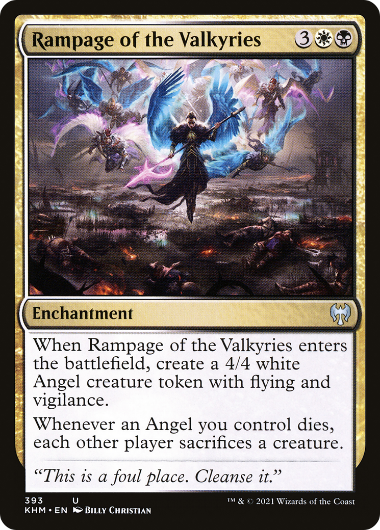 Rampage of the Valkyries (KHM-393) [Kaldheim] MTG Single Wizards of the Coast