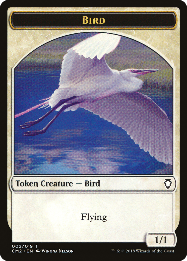 Bird (CM2-002) [Tokens] Commander Anthology Volume II Tokens MTG Single Wizards of the Coast