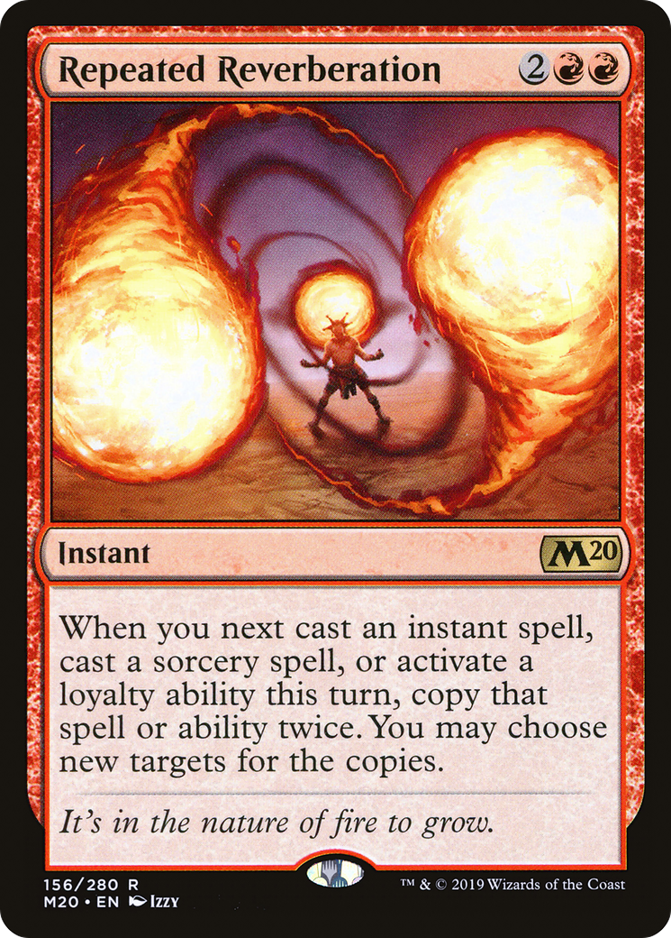 Repeated Reverberation (M20-156) [Core Set 2020] Foil MTG Single Wizards of the Coast