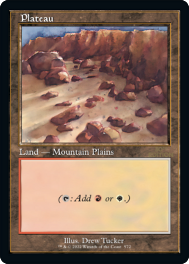Plateau (Retro) [30th Anniversary Edition] MTG Single Magic: The Gathering