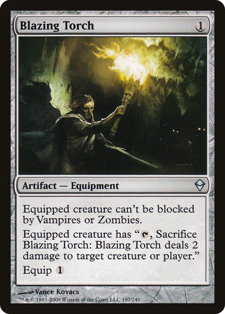 Blazing Torch (ZEN-197) [Zendikar] MTG Single Wizards of the Coast