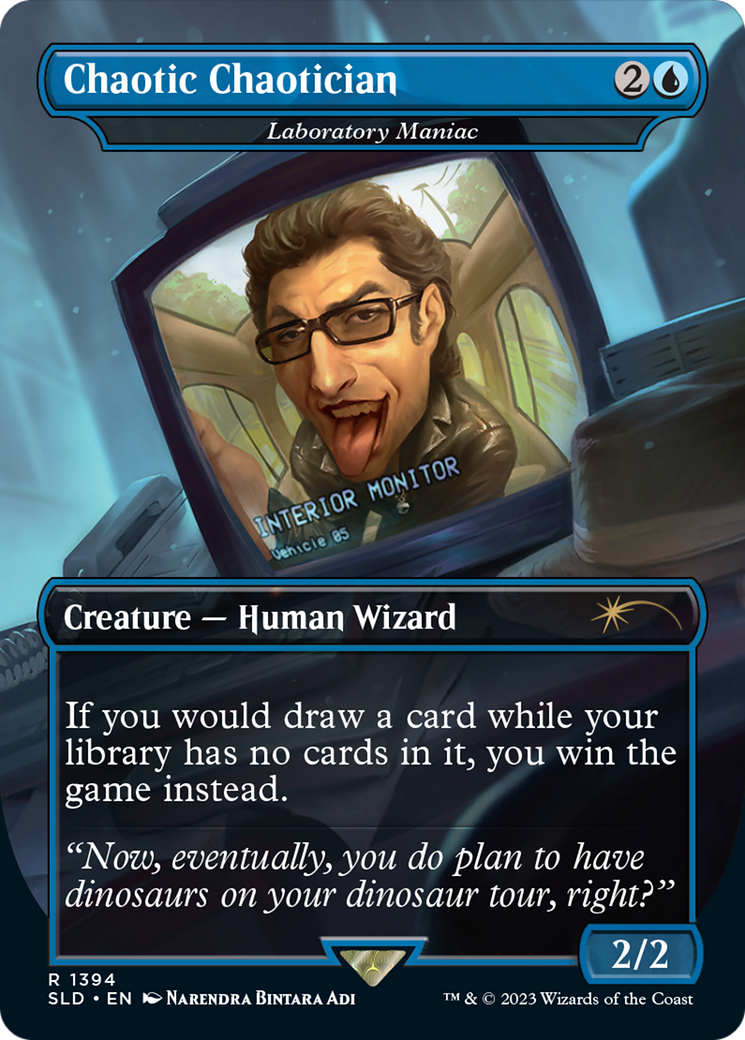 Chaotic Chaotician - Laboratory Maniac (SLD-1394) [Secret Lair] Drop (Borderless) MTG Single Wizards of the Coast