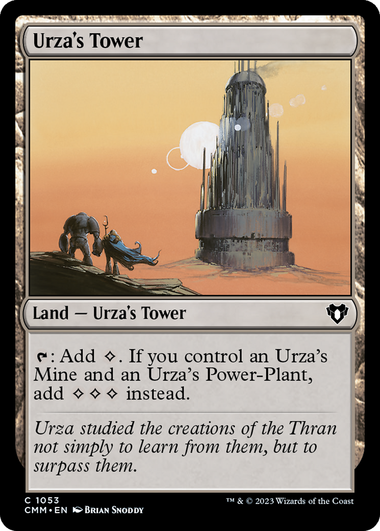 Urza's Tower (CMM-1053) [Commander Masters] MTG Single Wizards of the Coast