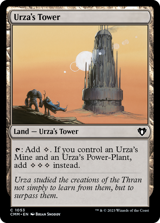 Urza's Tower (CMM-1053) [Commander Masters] MTG Single Wizards of the Coast