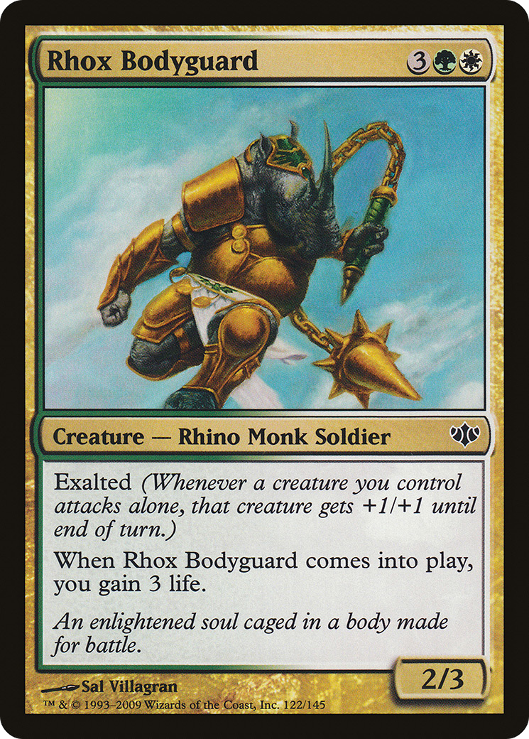 Rhox Bodyguard (CON-122) [Conflux] Foil MTG Single Wizards of the Coast