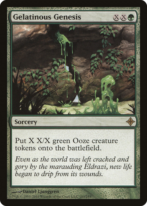 Gelatinous Genesis (ROE-183) [Rise of the Eldrazi] Foil MTG Single Wizards of the Coast