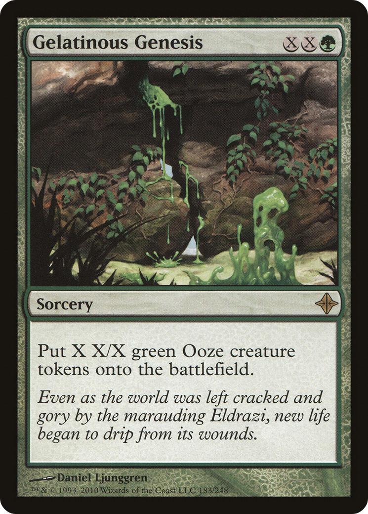 Gelatinous Genesis (ROE-183) [Rise of the Eldrazi] MTG Single Wizards of the Coast