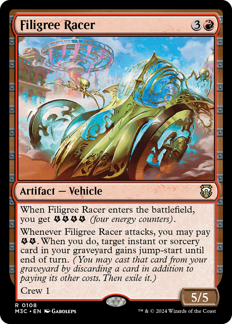 Filigree Racer (M3C-108) [Modern Horizons 3 Commander] MTG Single Wizards of the Coast