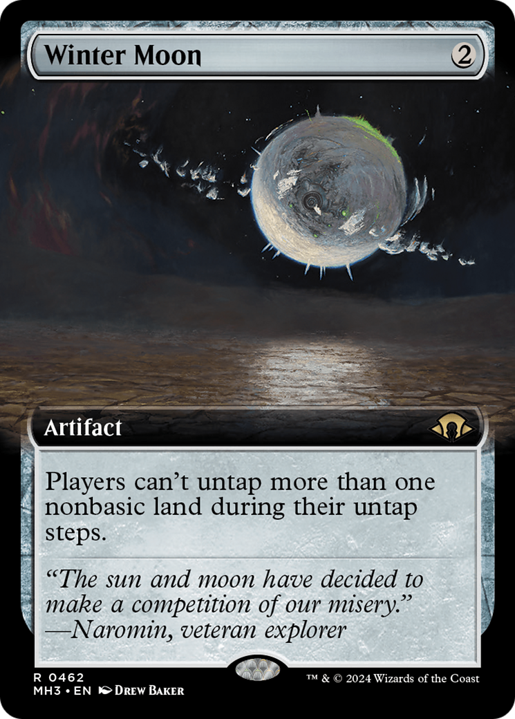 Winter Moon (MH3-462) [Modern Horizons 3] (Extended Art) Foil MTG Single Modern Horizons 3