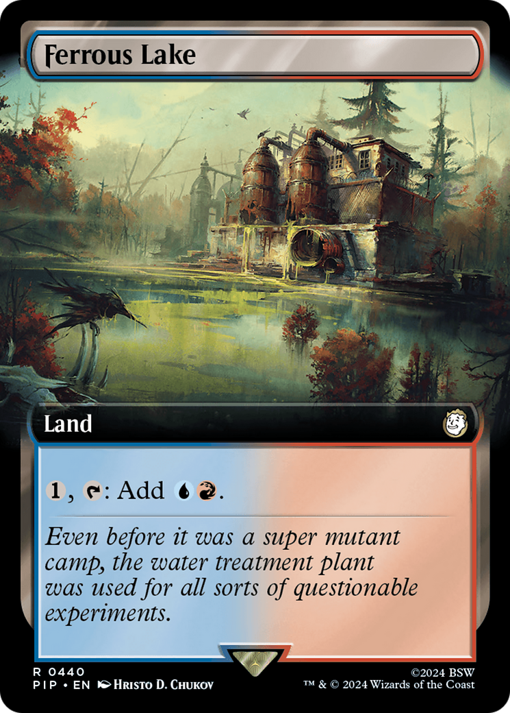 Ferrous Lake (PIP-440) [Fallout] (Extended Art) MTG Single Wizards of the Coast