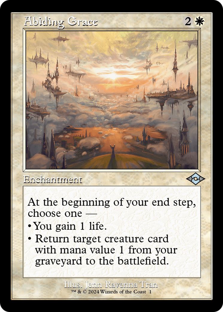 Abiding Grace (MH2-001) [Modern Horizons 2 Timeshifts] Foil MTG Single Wizards of the Coast
