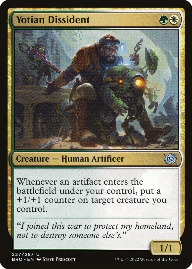 Yotian Dissident (BRO-227) [The Brothers' War] Foil MTG Single Wizards of the Coast