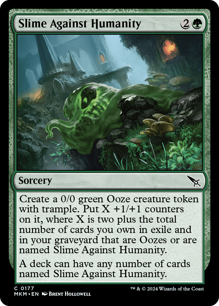 Slime Against Humanity [Murders at Karlov Manor] MTG Single Magic: The Gathering