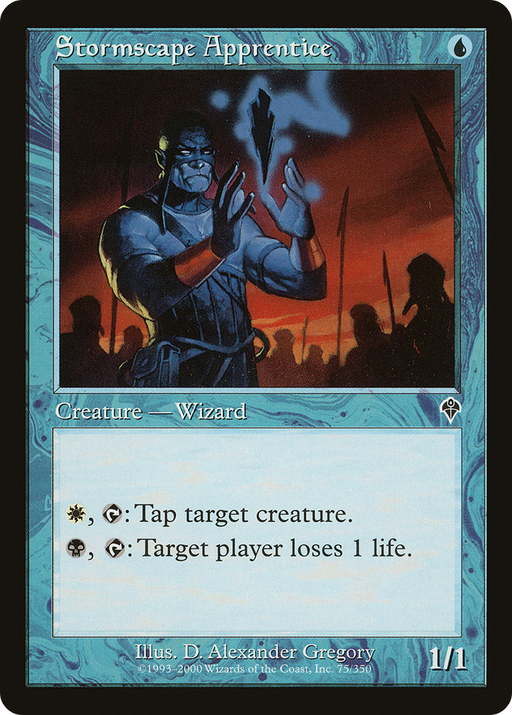 Stormscape Apprentice (INV-075) [Invasion] MTG Single Wizards of the Coast