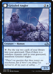 Grizzled Angler // Grisly Anglerfish (EMN-063) [Eldritch Moon] MTG Single Wizards of the Coast