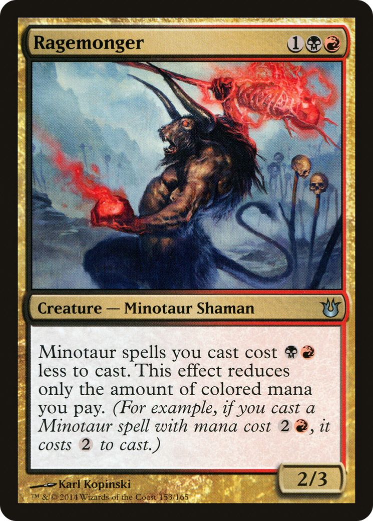 Ragemonger (BNG-153) [Born of the Gods] MTG Single Wizards of the Coast