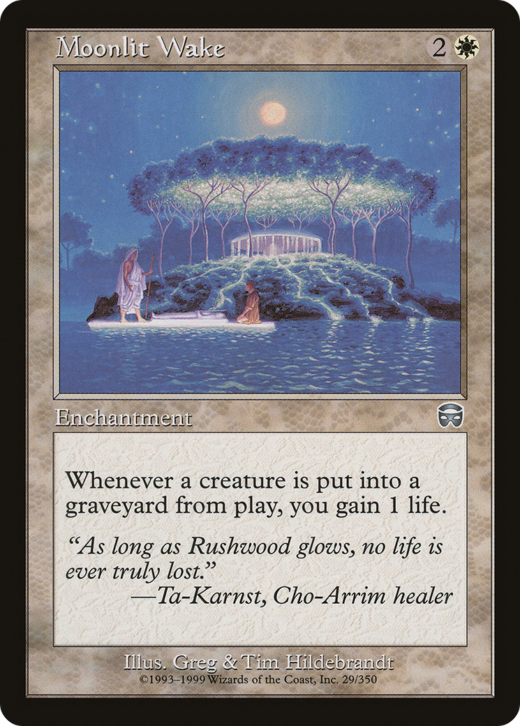 Moonlit Wake (MMQ-029) [Mercadian Masques] Foil MTG Single Wizards of the Coast