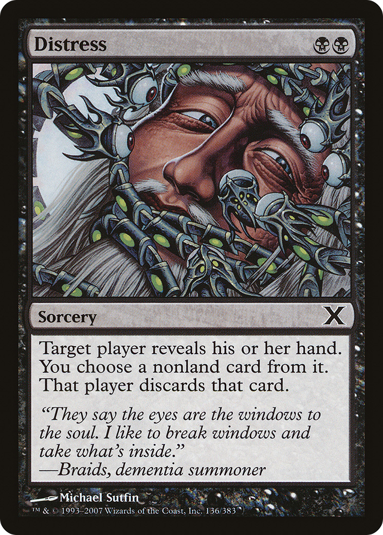 Distress (10E-136) [Tenth Edition] MTG Single Wizards of the Coast